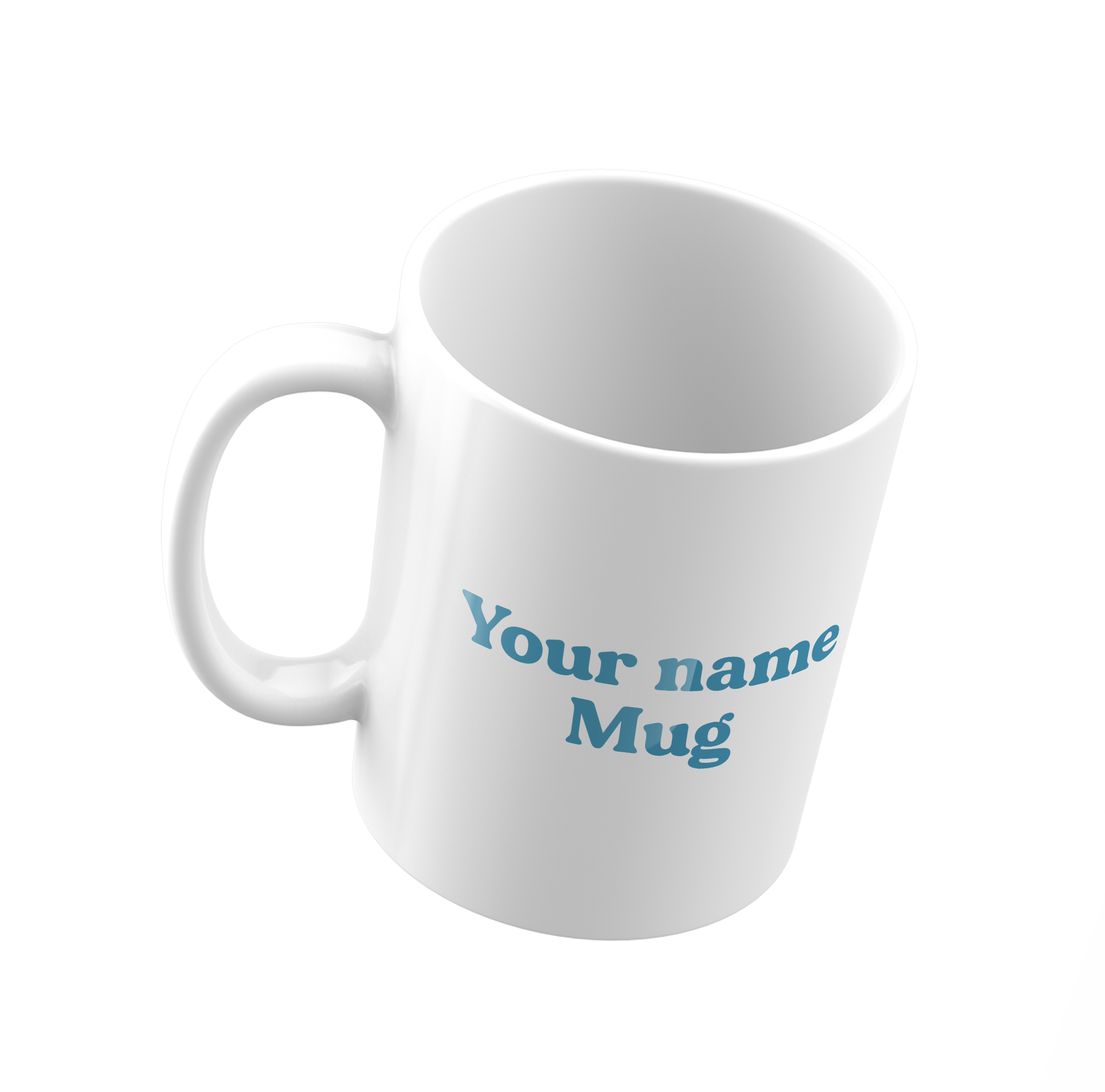 Custom Name Coffee Mug – Fun Cartoon Style Mug